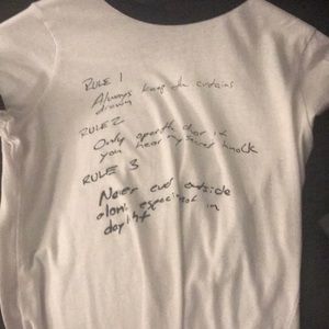 Stranger things rule sheet shirt